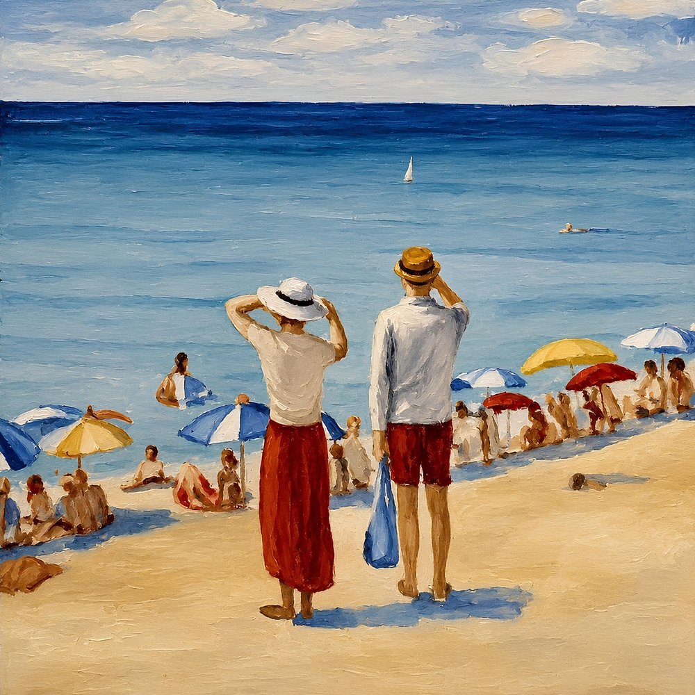 Sommerstrandblick von Avanesova Elena