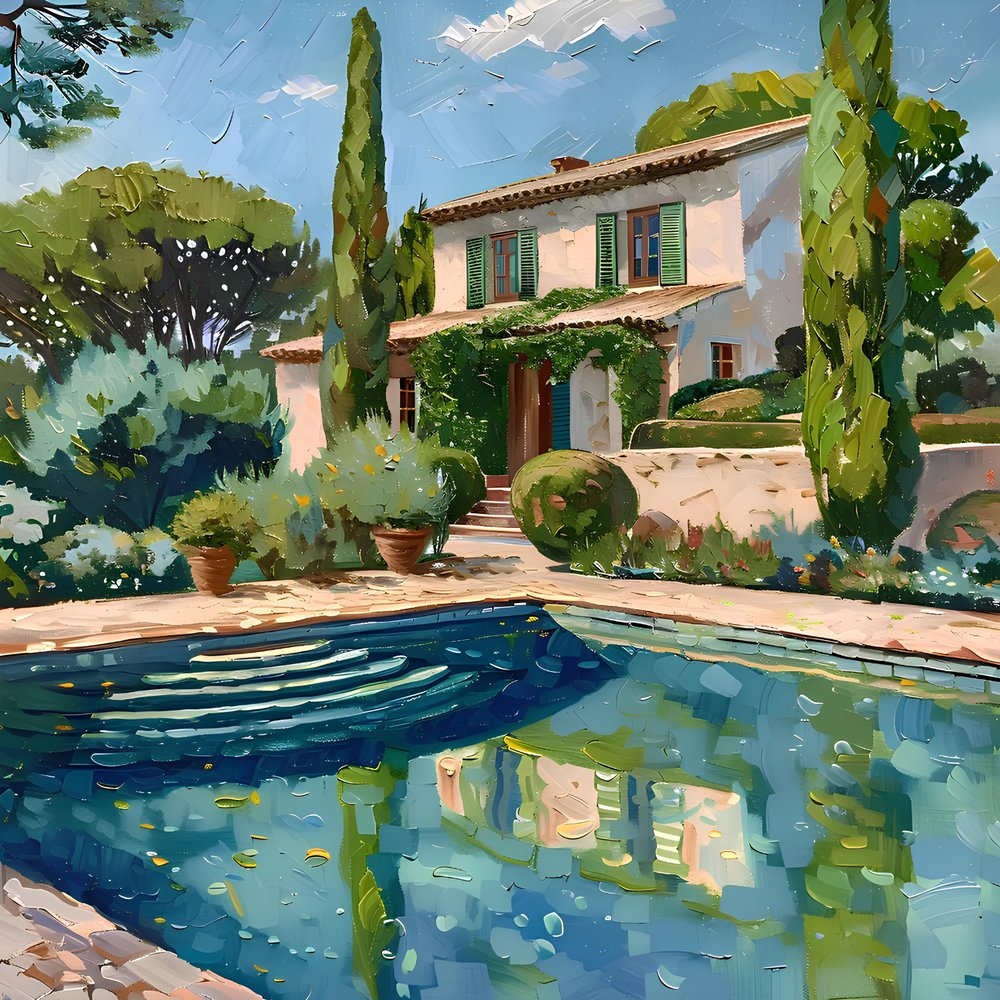 Sonnige mediterrane Villa von Avanesova Elena