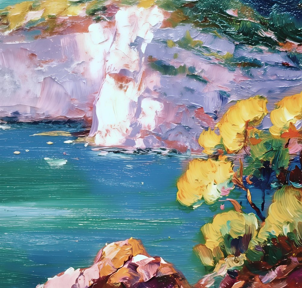 Lebendige Küstenklippen von Avanesova Elena