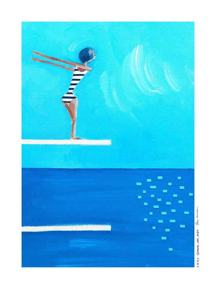Sommertauchgang von Awol Art Alex