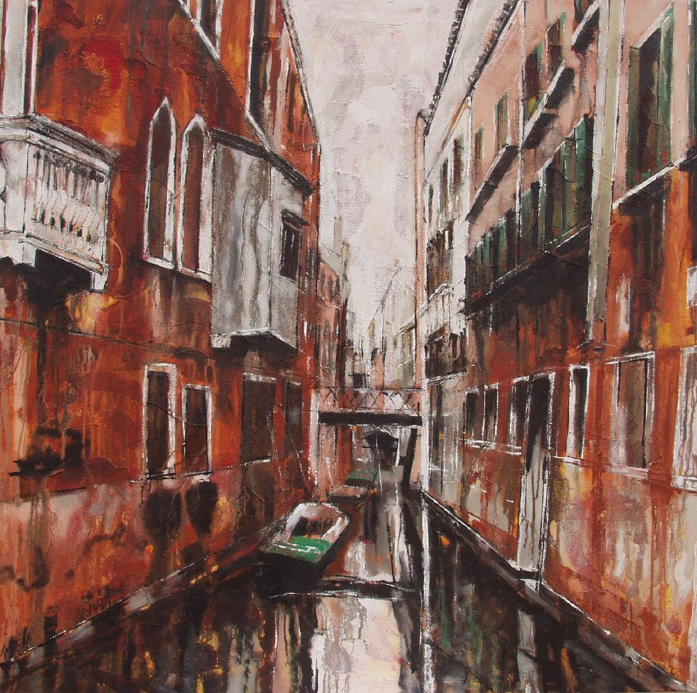 Venezianische Kanalspiegelungen von Barbara Piatti
