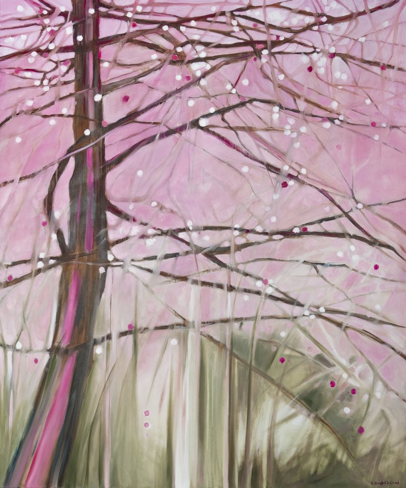 Träumender rosa Wald von Beata Brząkalik-Gburek
