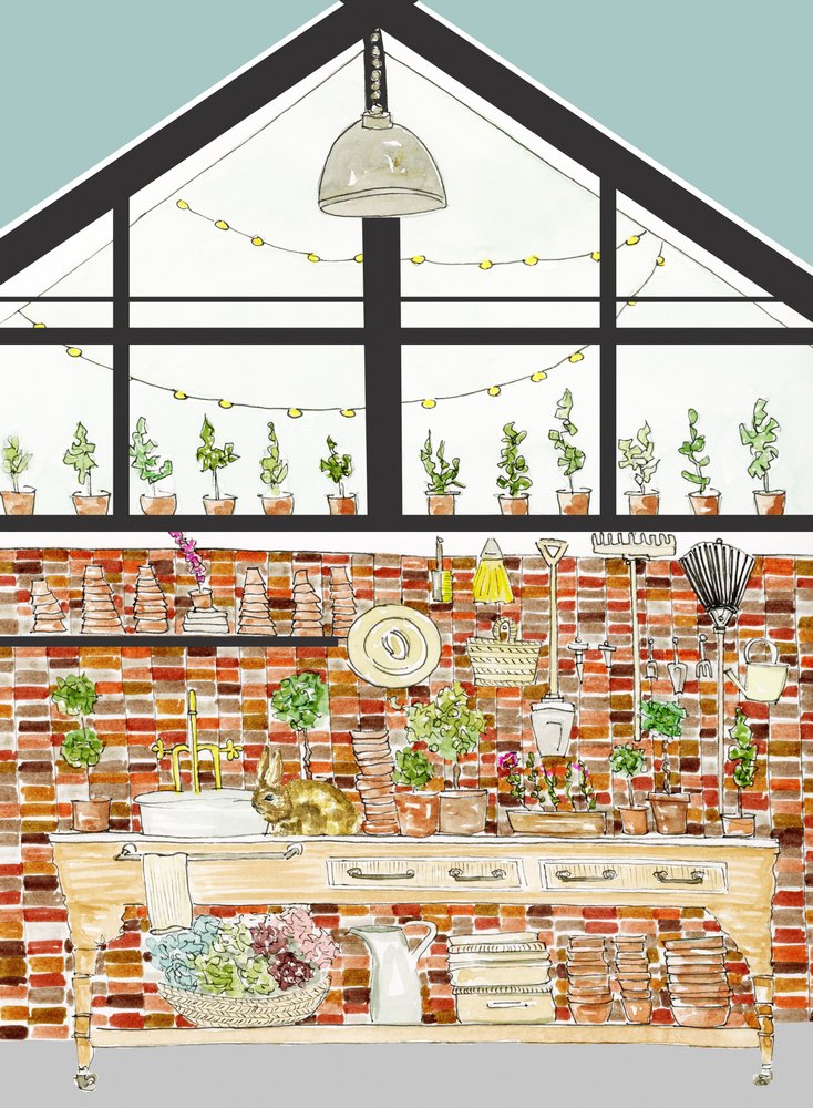 Rustikaler Pflanzenschuppen von Breanna Megan Studio