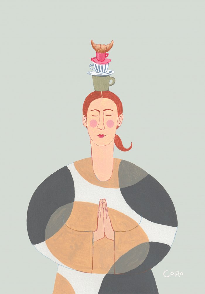 Ausgeglichener Morgen Zen von Caroline Roberts