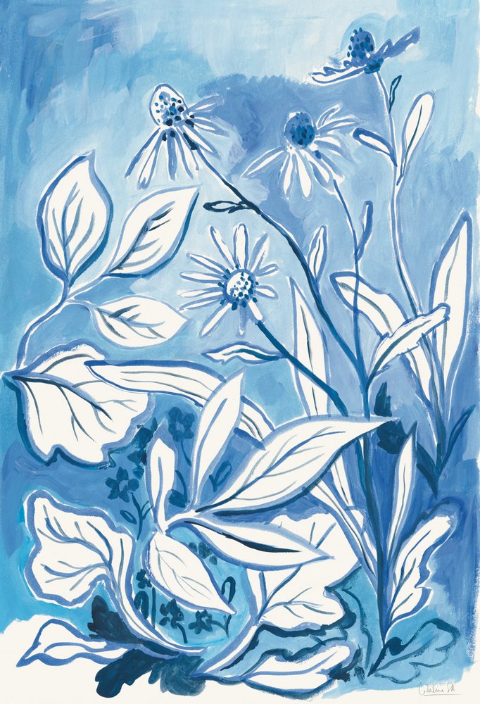 Blauer botanischer Garten von Catalina Somolinos