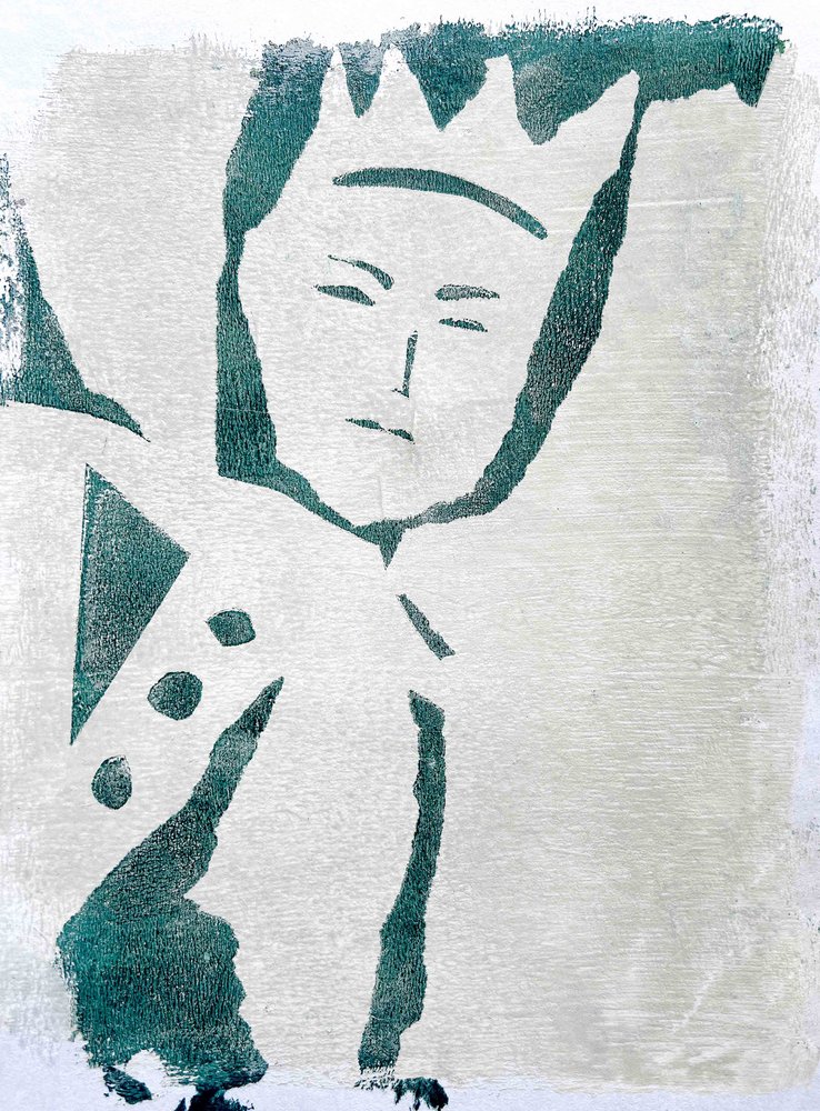Abstraktes Porträt II von Christina Misuro