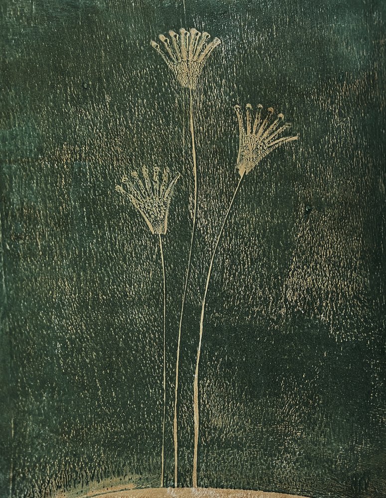 Grüne Blumen von Christina Misuro