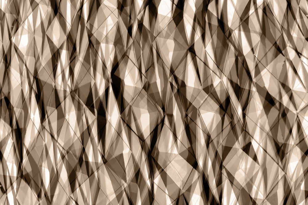 Abstrakte Sepia-Geometrie von Christina Sillen
