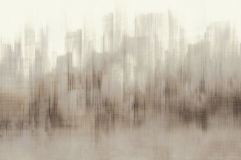 Verschwommene Stadtsilhouette von Christina Sillen
