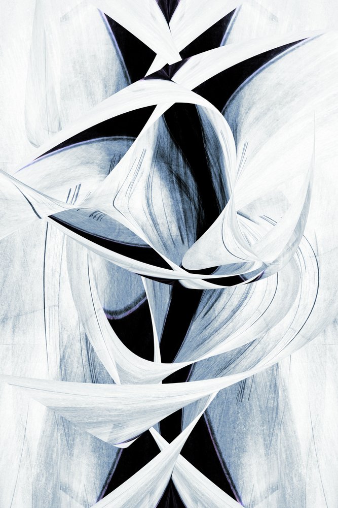 Elegante Monochrome Wirbel von Christina Sillen