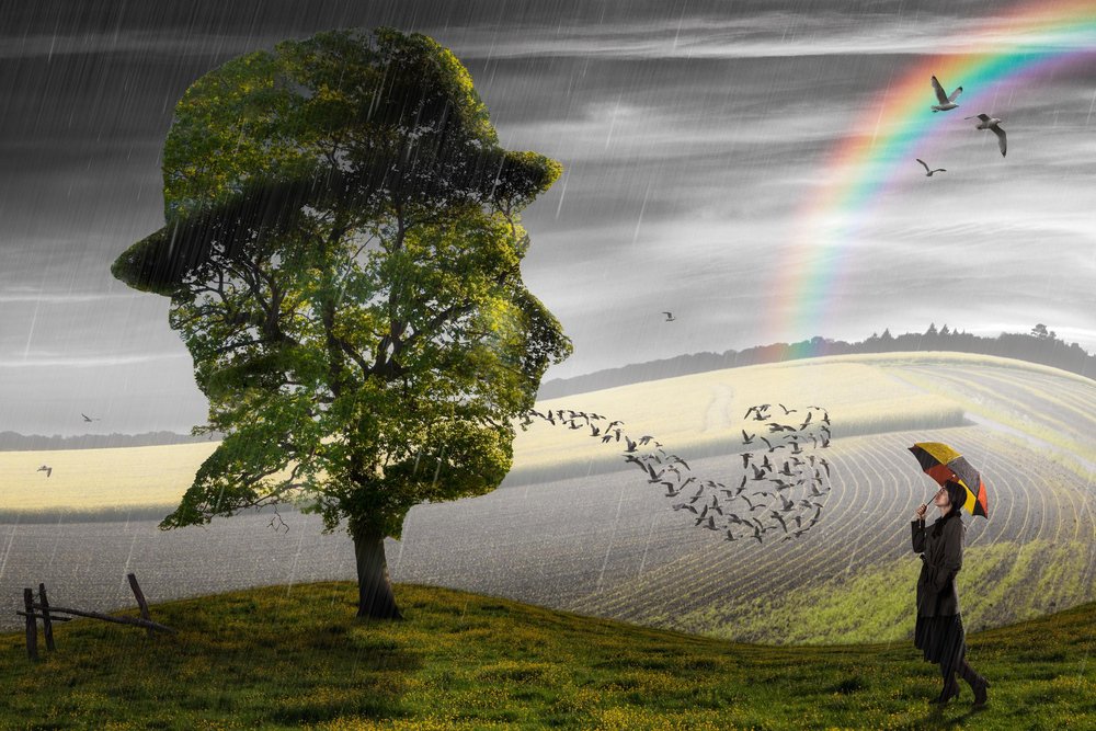 Surrealer Regen und Hoffnung von Christophe Kiciak