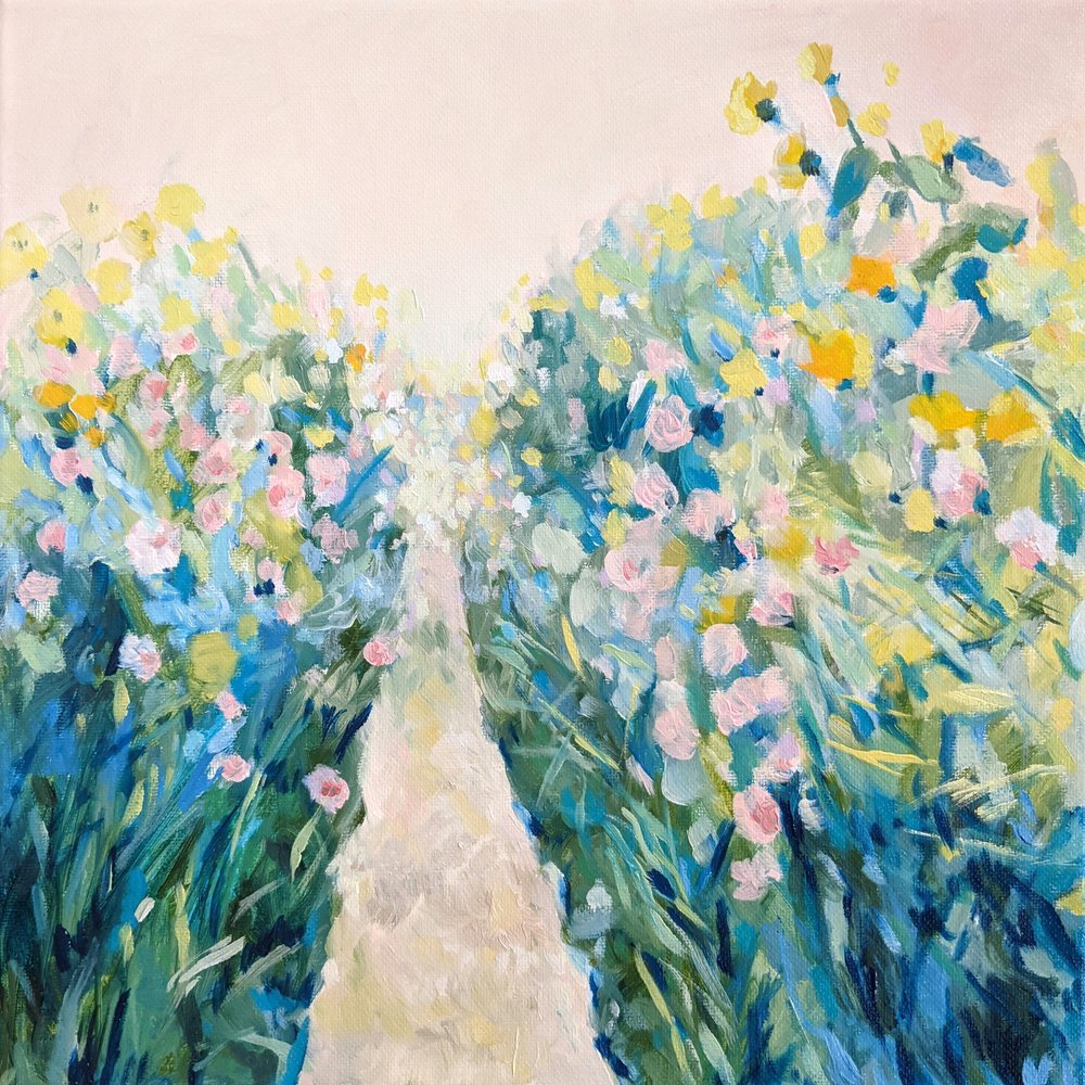 Bunter Gartenweg von Claire Whitehead