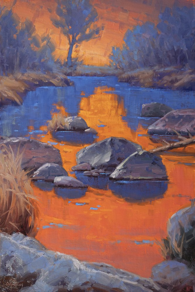 Sonnenuntergang Flussreflexionen von Cody DeLong