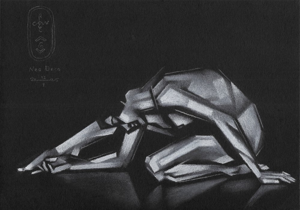 Gebogene geometrische Figur von Corné Akkers