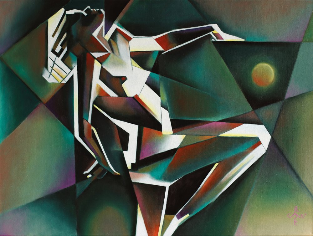 Dynamischer geometrischer Tänzer von Corné Akkers