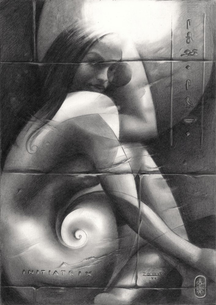 Rätselhafter Spiralblick von Corné Akkers