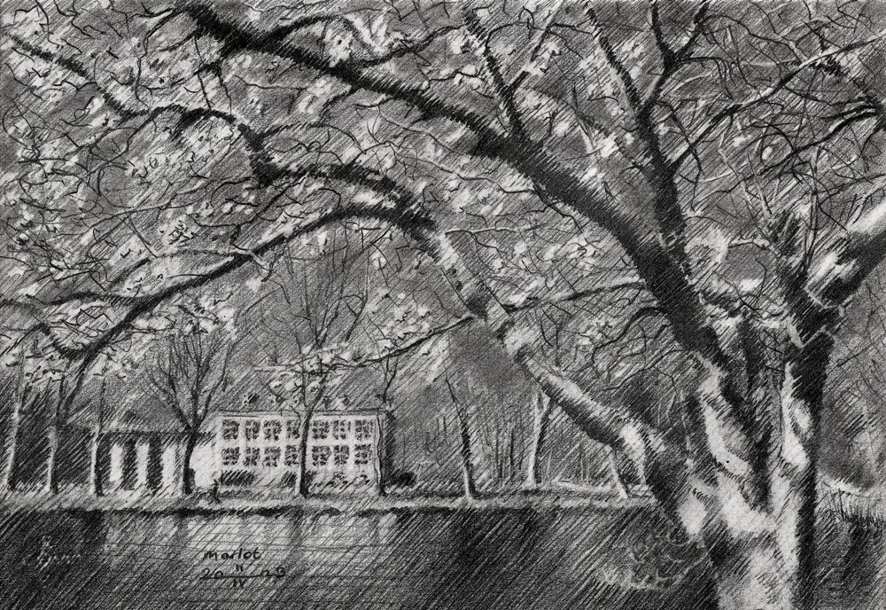Herrenhaus am Wasser von Corné Akkers