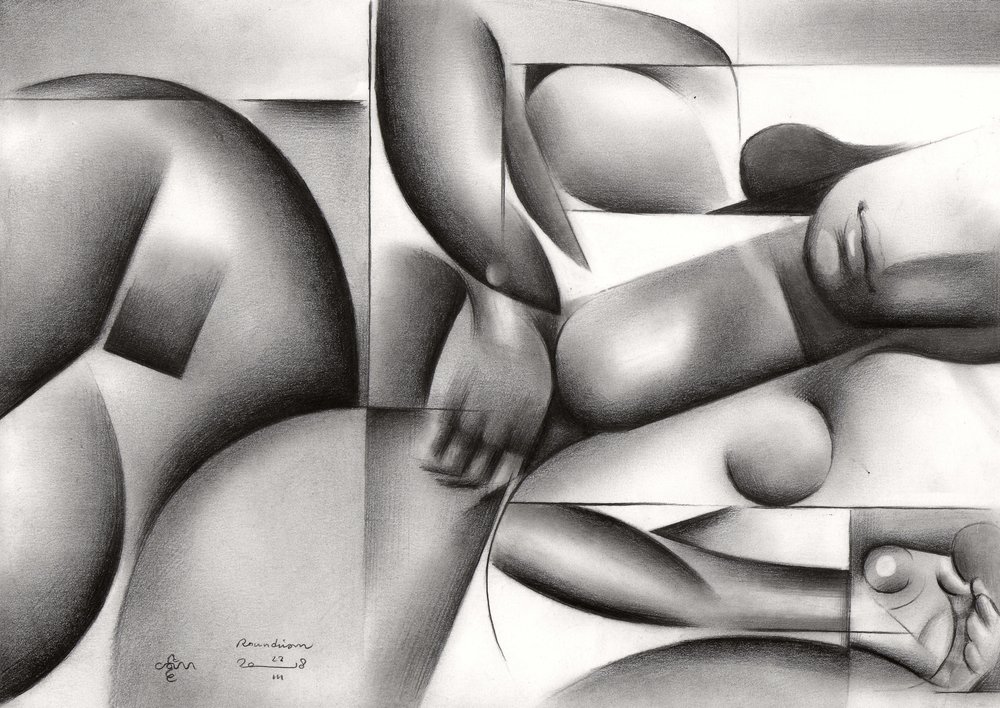 Sinnliche Geometrische Figur von Corné Akkers