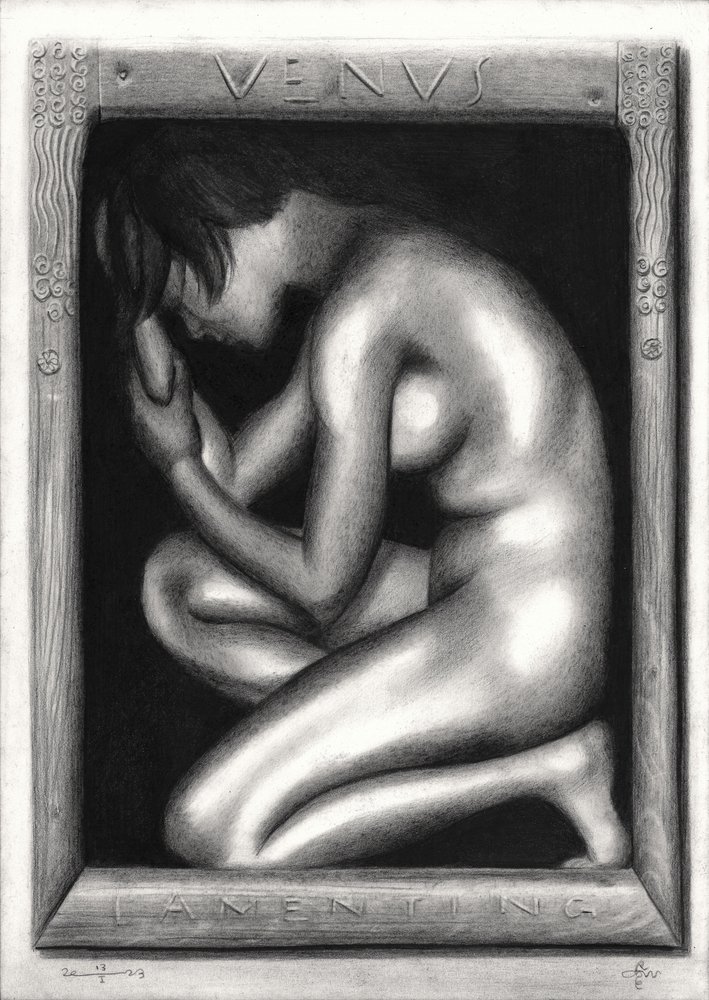 Venus klagend von Corné Akkers