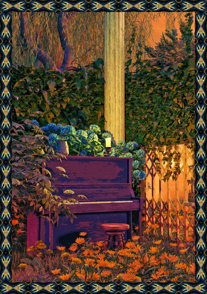 Verzauberter Gartenklavier von CosmoZach