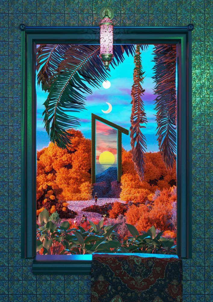 Surreales Fensterportal von CosmoZach