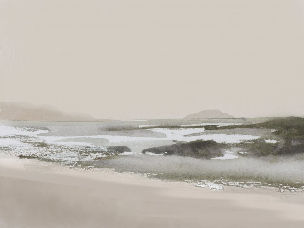 Ruhiger Strand von Dan Hobday