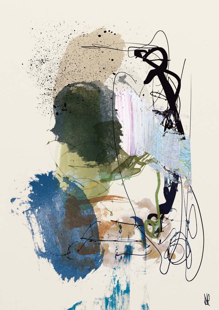 Zwillingsabstrakt von Dan Hobday
