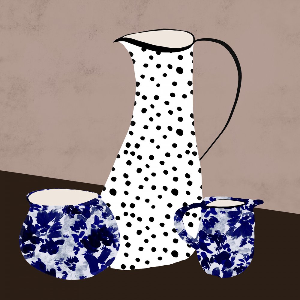 Punkte und Blumen von Danushka Abeygoda