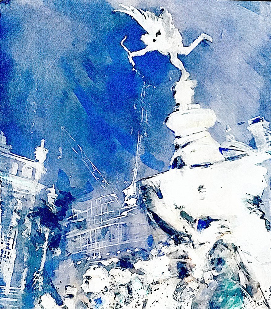 Blauer Eros von London von David Antonides