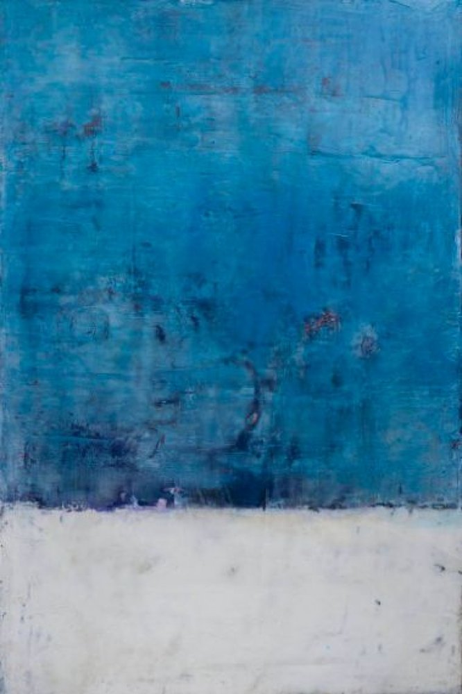 Tiefer Blauer Horizont Abstrakt von Deb Chaney