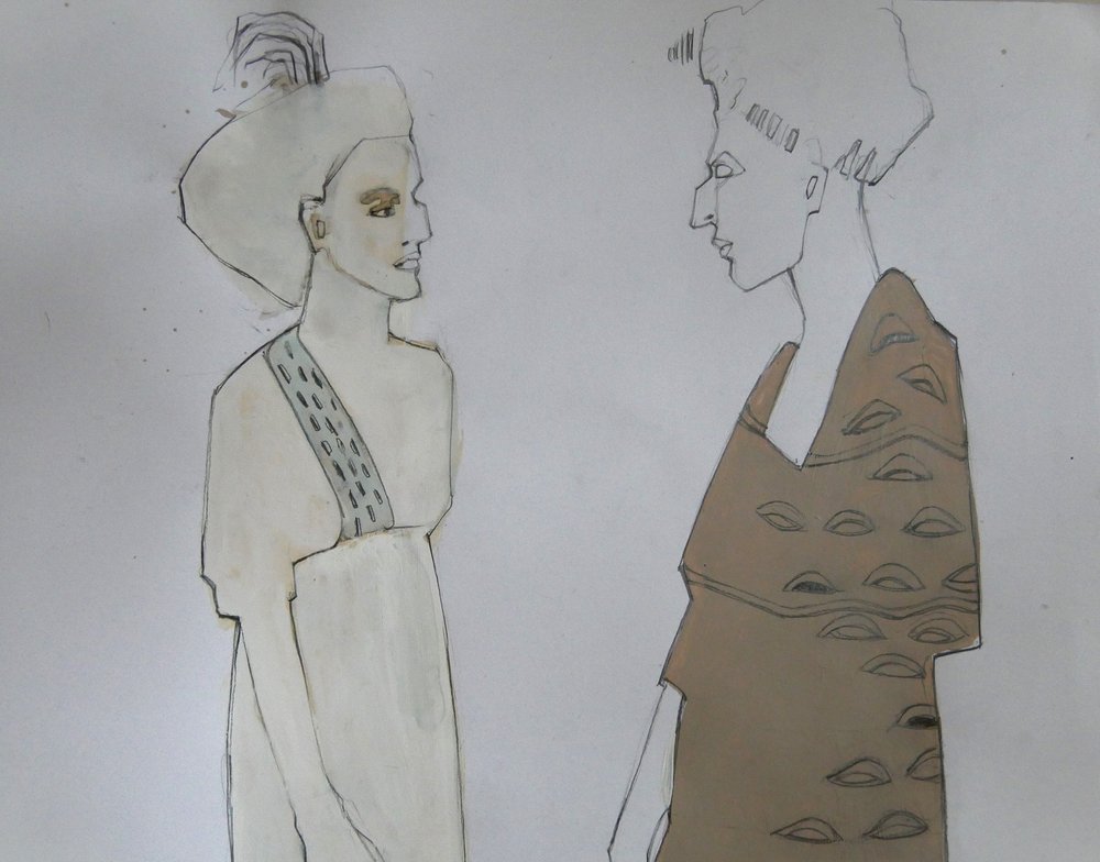 Antiker Mode Dialog von Doris Schmitz