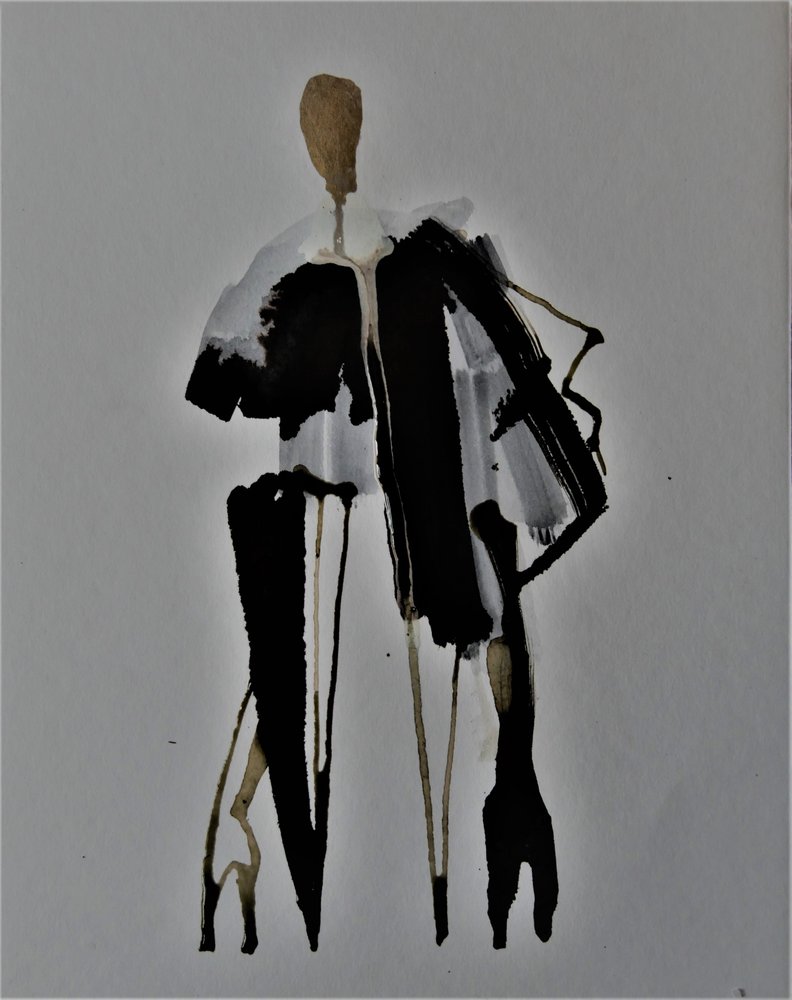 Elegante Modefigur von Doris Schmitz