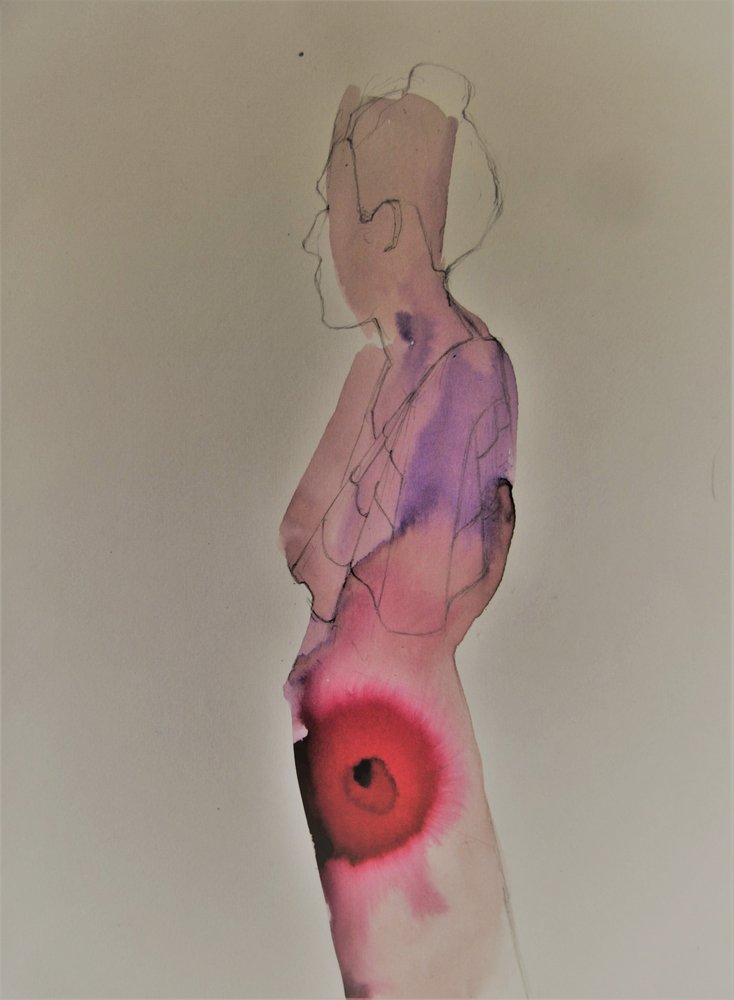 Feminine Form Rot von Doris Schmitz
