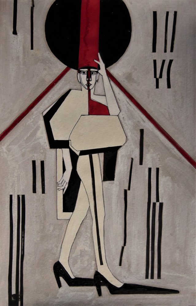 Moderne Modefigur von Doris Schmitz