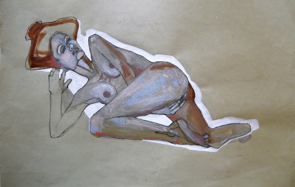 Liegende Frau von Doris Schmitz
