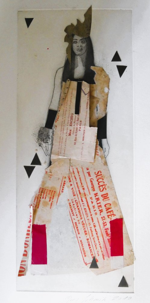 Vintage-Mode-Collage von Doris Schmitz