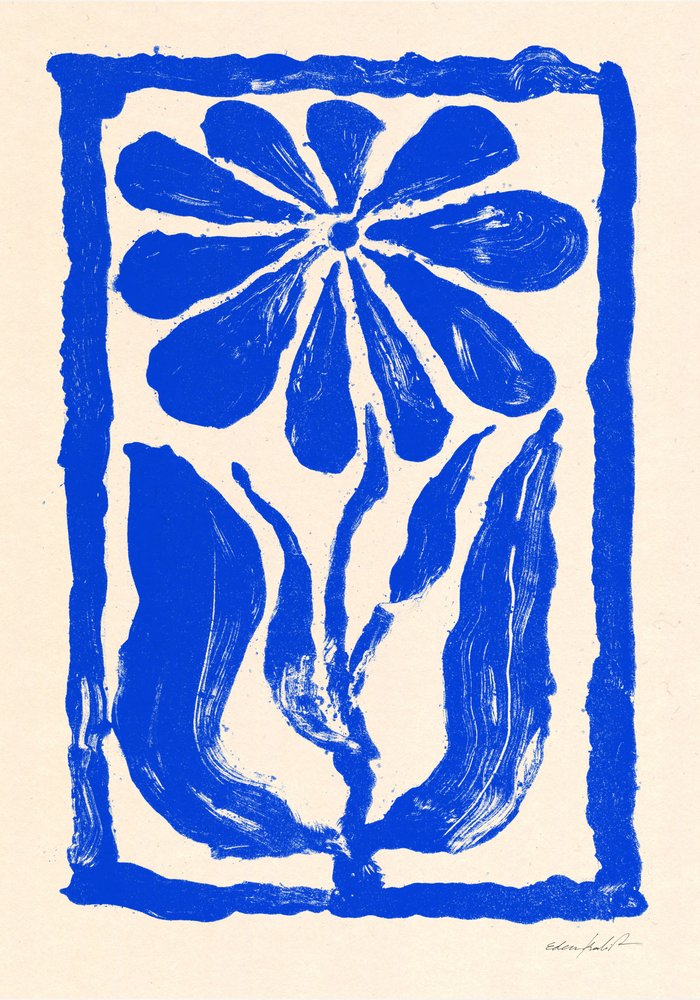 Blaue Blume von EDEN KALIF