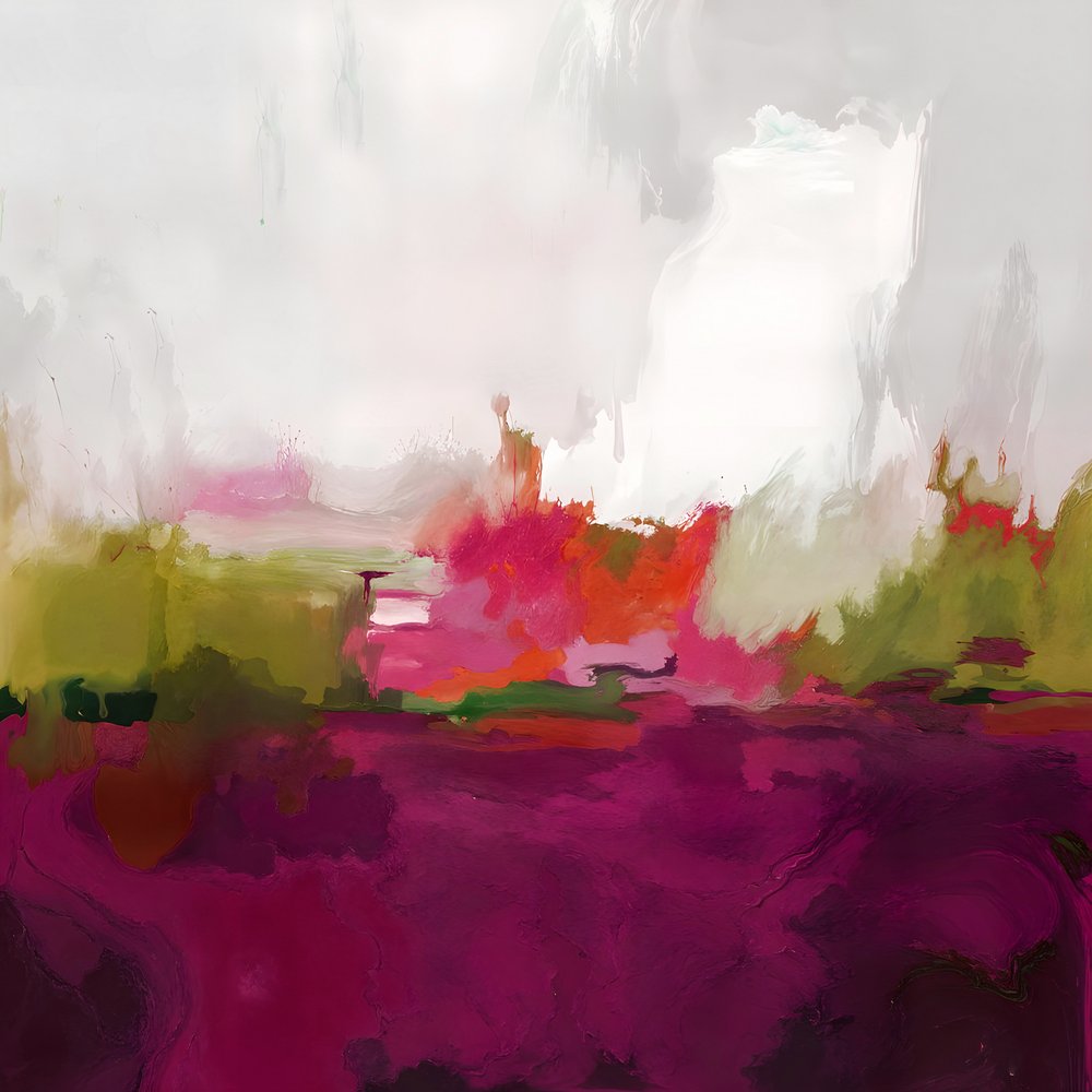 Bunte Abstrakte Landschaft von Edie