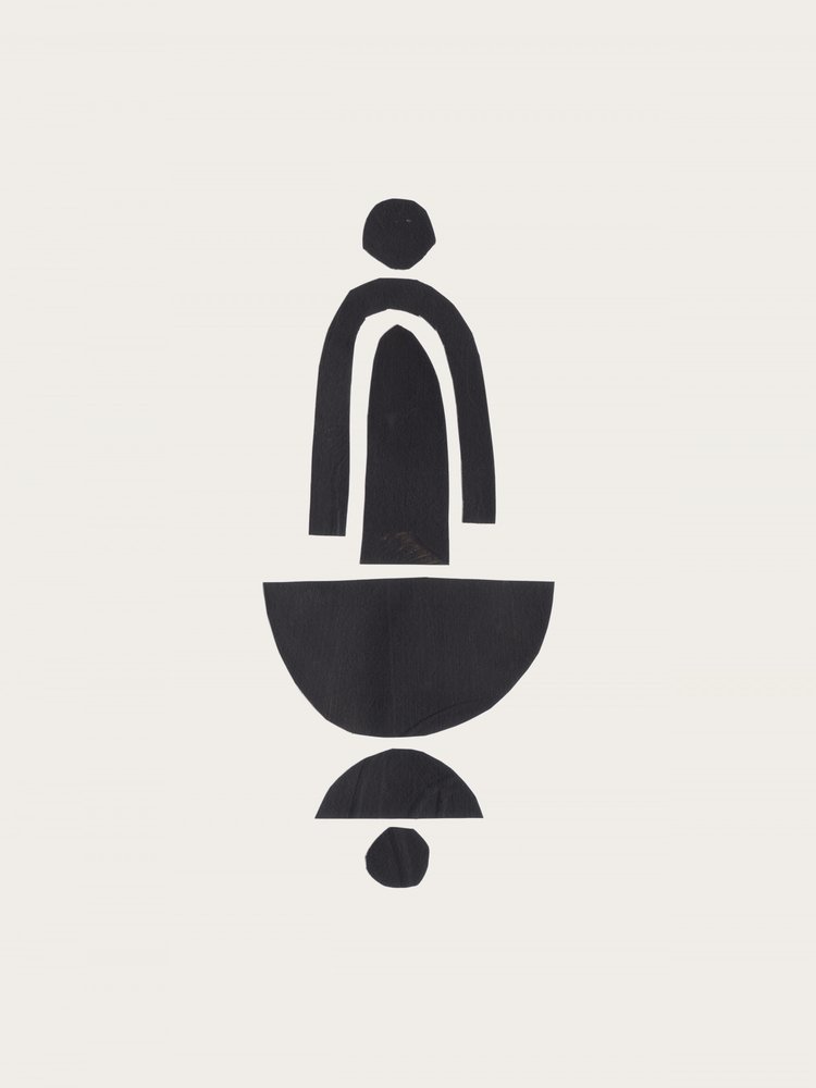 Minimale Schwarze Komposition von Ejaaz Haniff