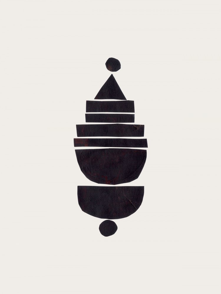 Minimalistischer geometrischer Stapel von Ejaaz Haniff