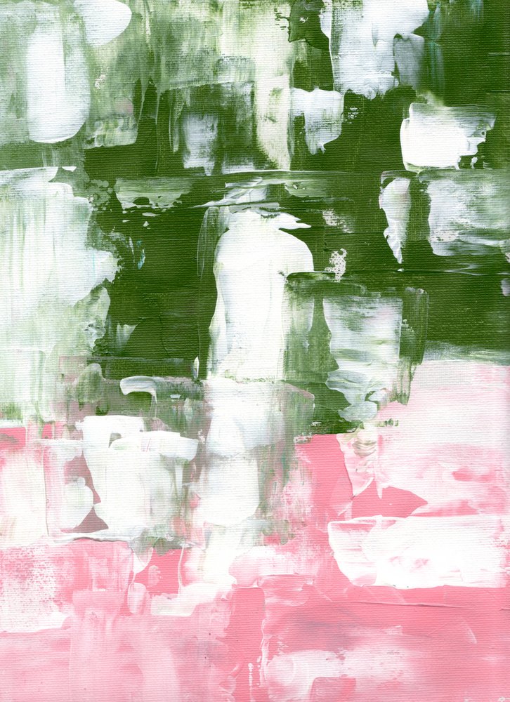 Modernes Grün-Pink von Ejaaz Haniff