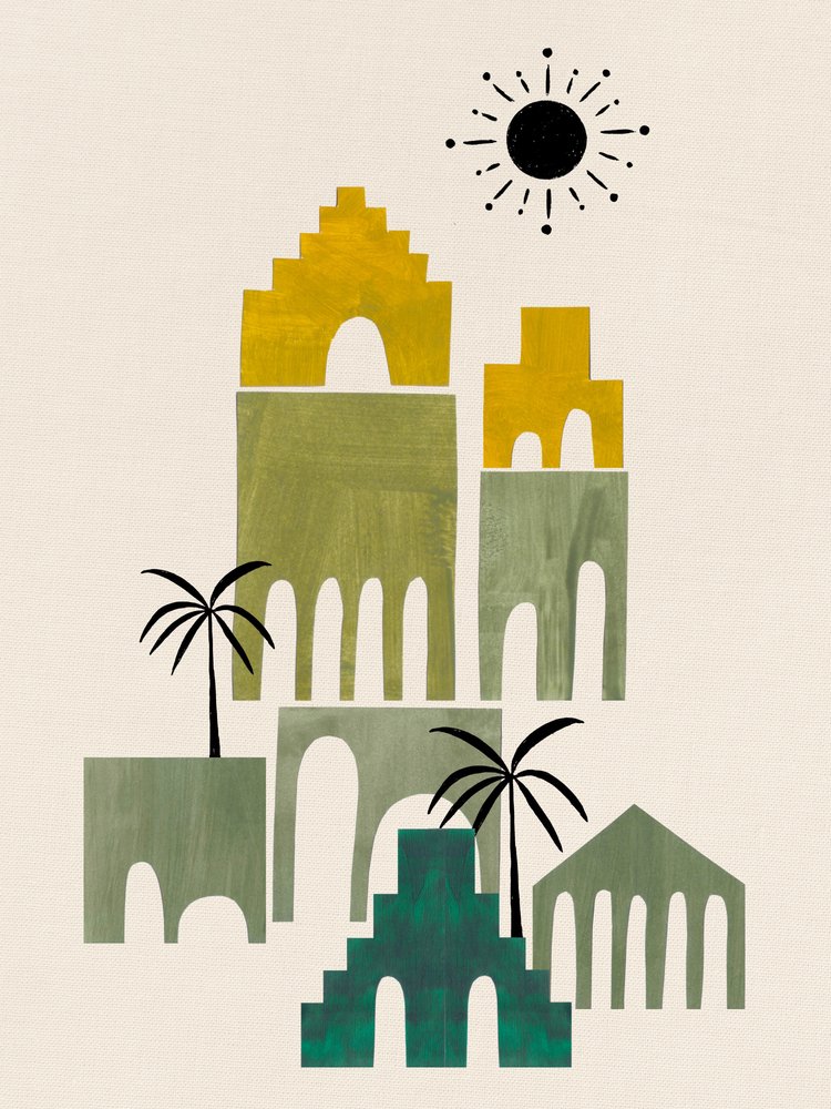 Sonnige Wüstenarchitektur von Ejaaz Haniff