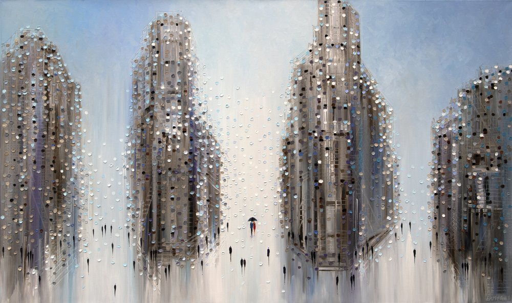 Spaziergang in der regnerischen Stadt von Ekaterina Ermilkina