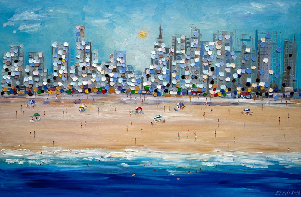 Lebendiger Stadtstrand von Ekaterina Ermilkina