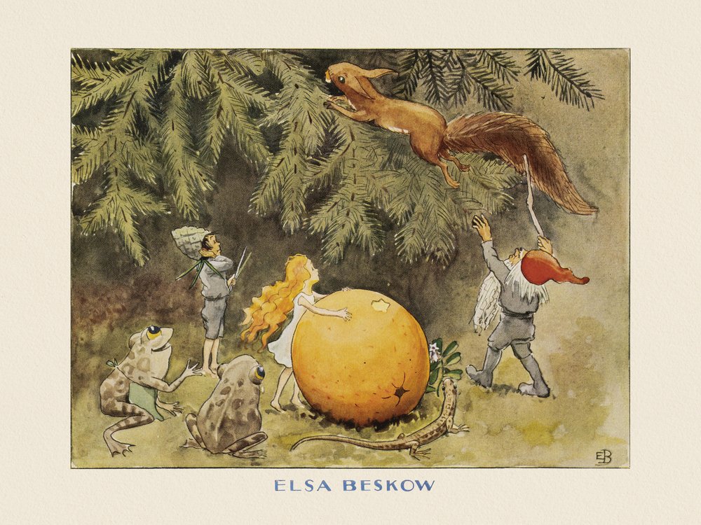 Solägget Das Eichhörnchen von Elsa Beskow