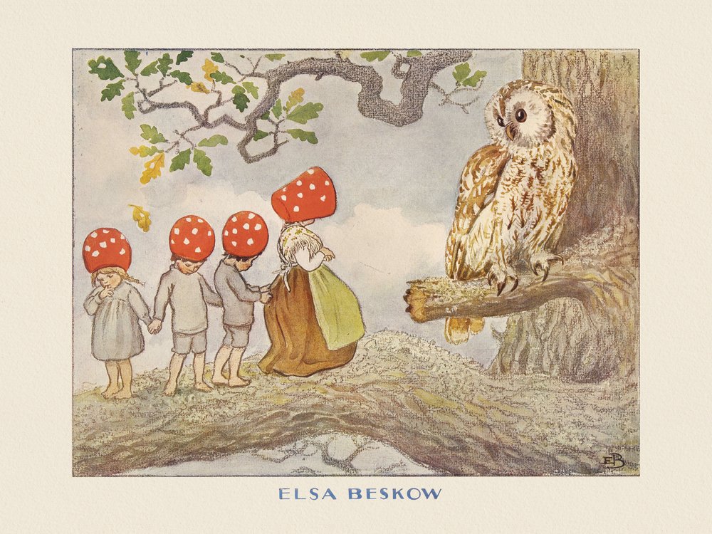 Tomtebobarnen - Eule von Elsa Beskow