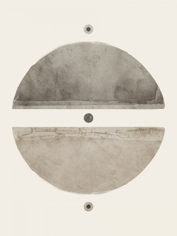 Erdige geometrische Balance von Ema Paraschiv