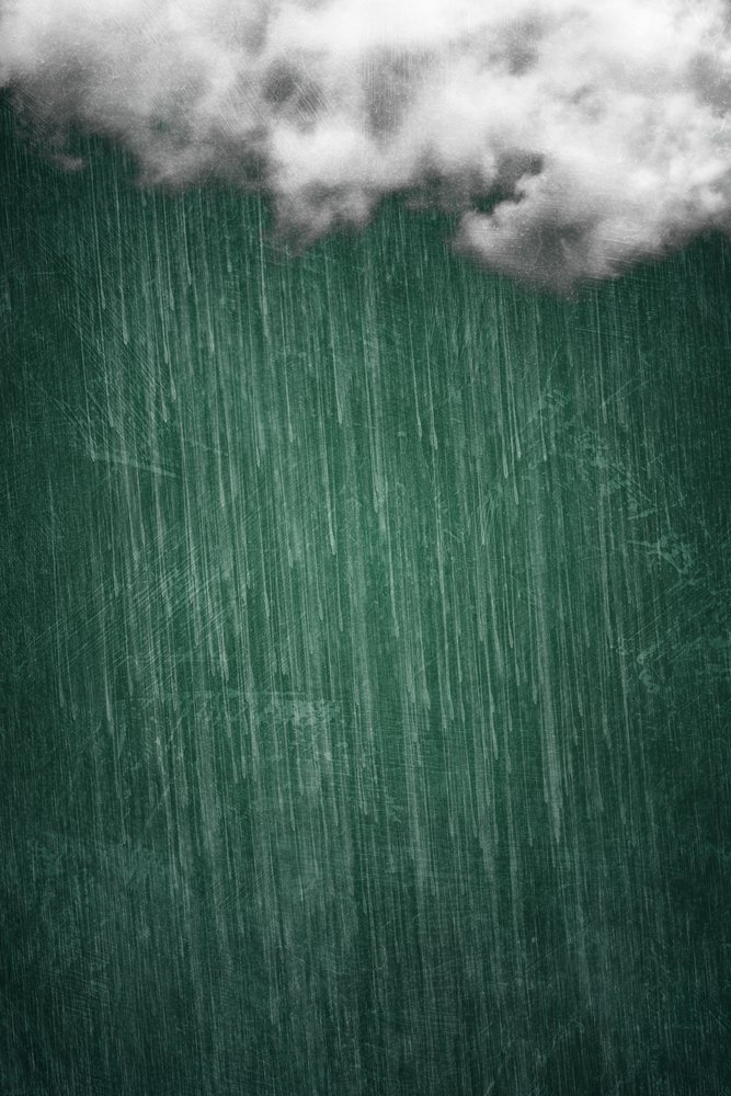 Grüne Regenwolke von Ema Paraschiv