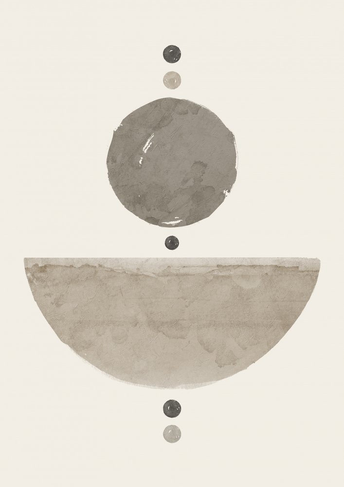 Lunare geometrische Balance von Ema Paraschiv