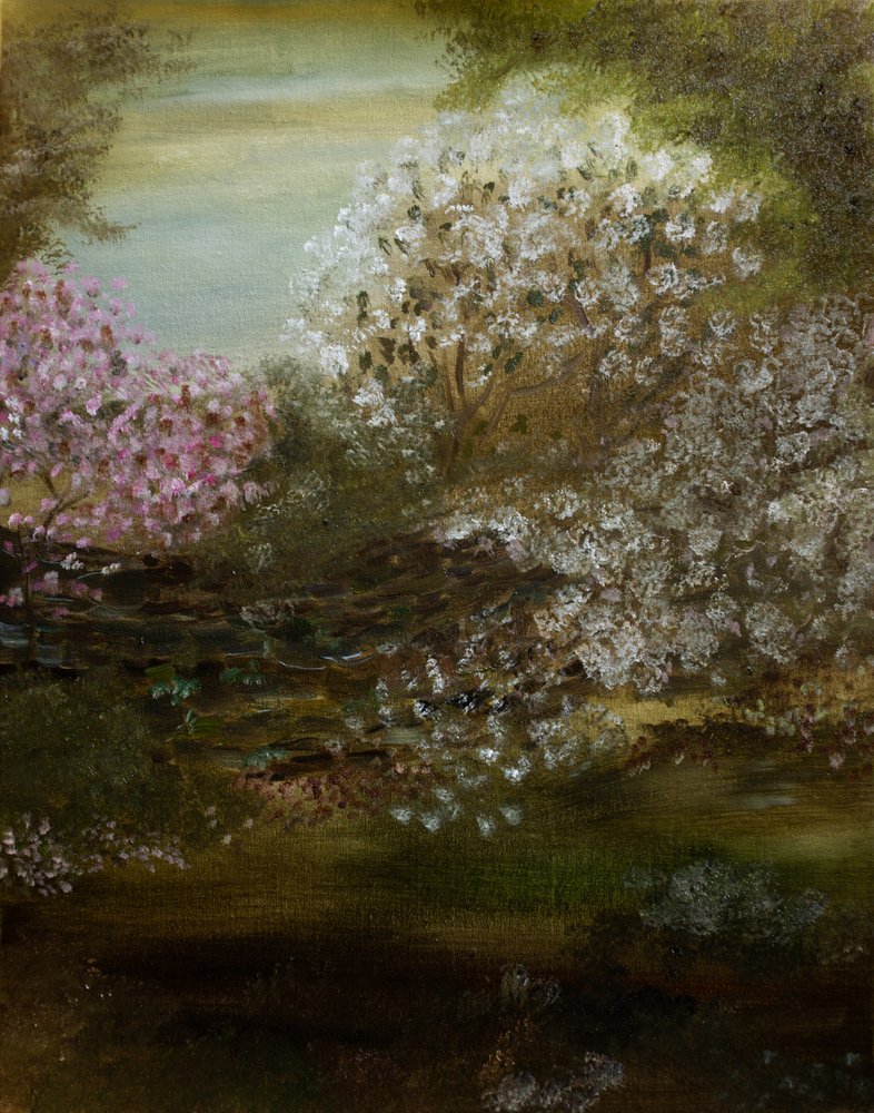 Frühlingsblüten Garten von Emily Tingey